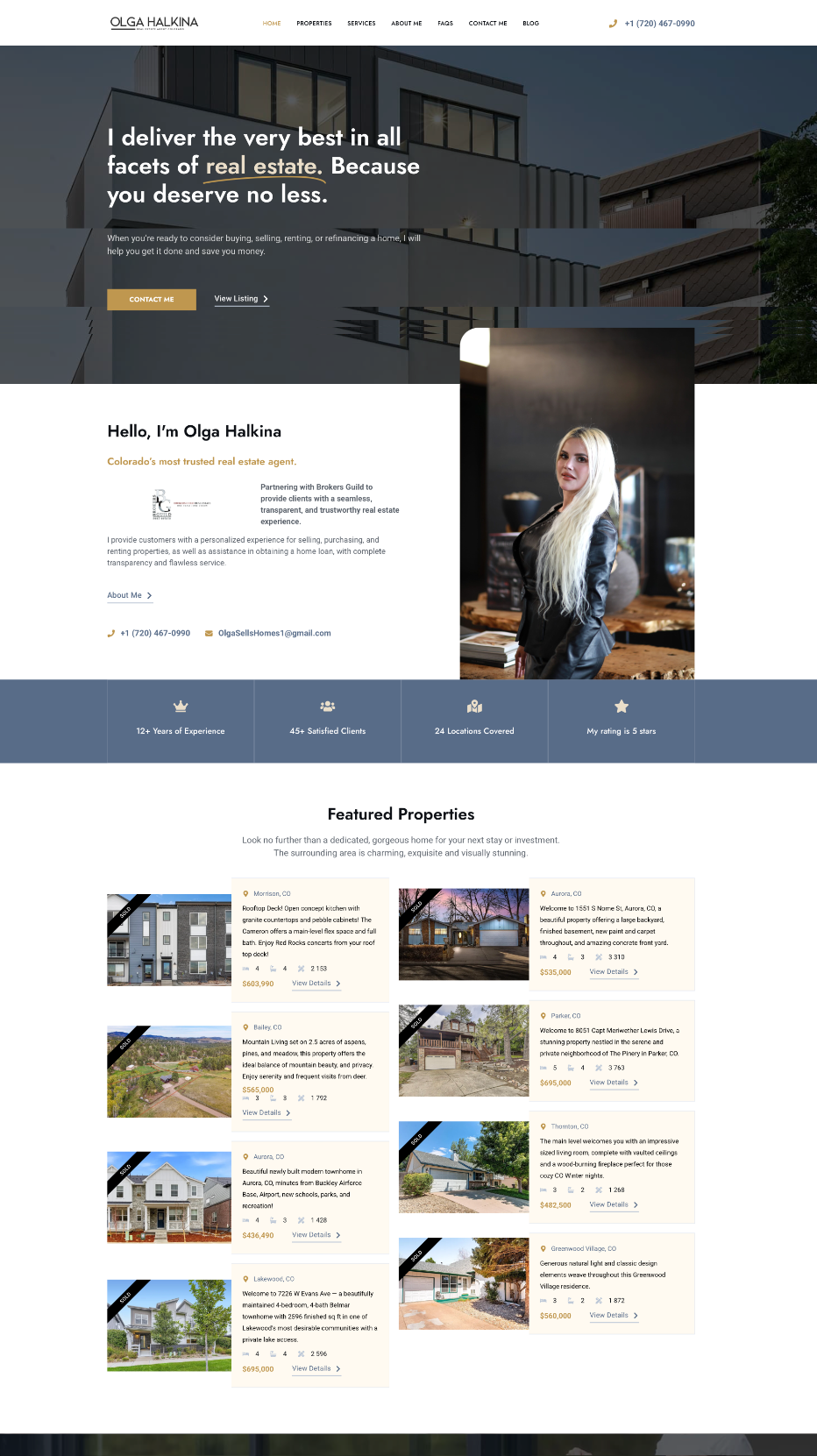 Главная страница peakliferealty.com